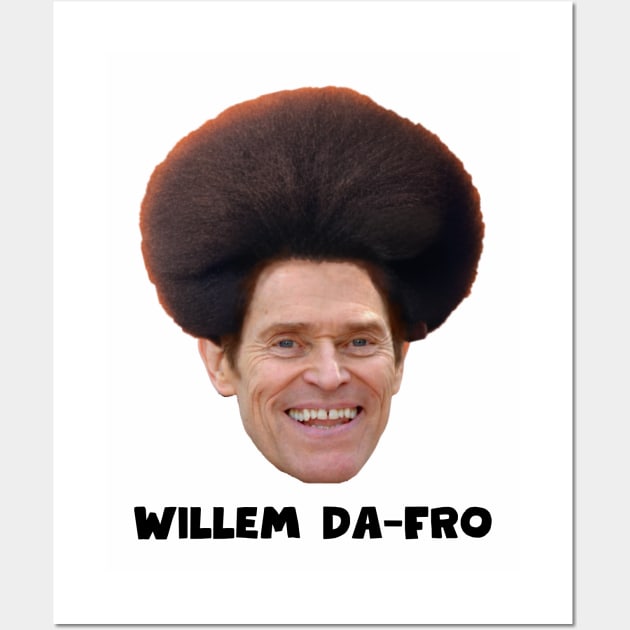 Willem Da-FRO Wall Art by Dorky Donkey Designs